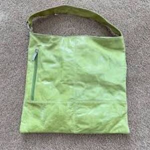 Hobo Green Apple leather bag